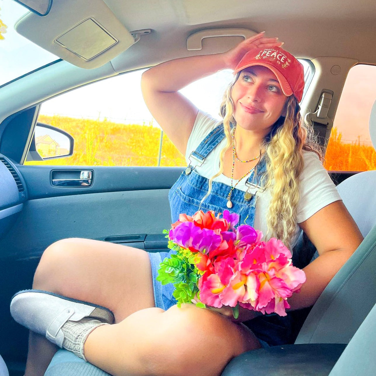 Protect Your Peace Happy Hat