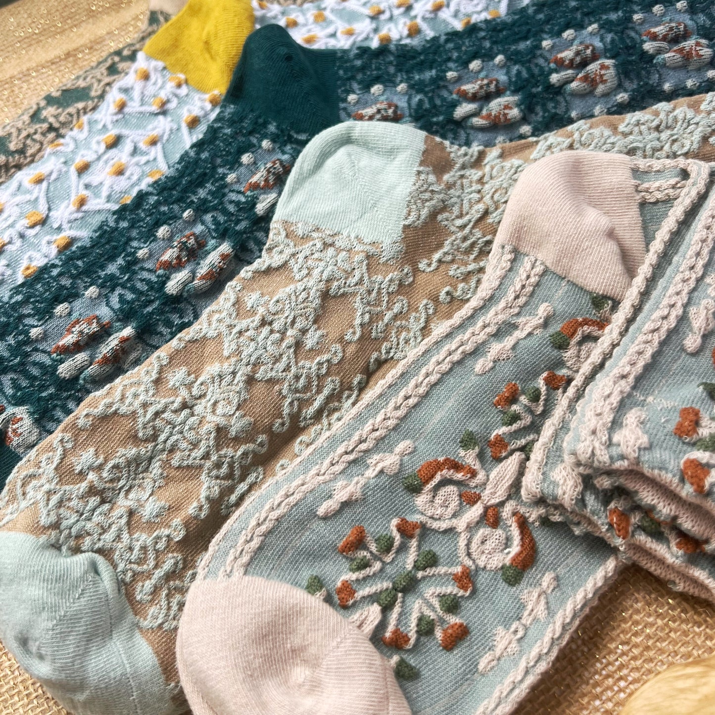 Haden Floral Socks | 5 Colors
