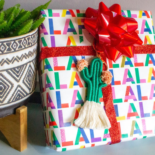 Cacti Tassel Gift Toppers