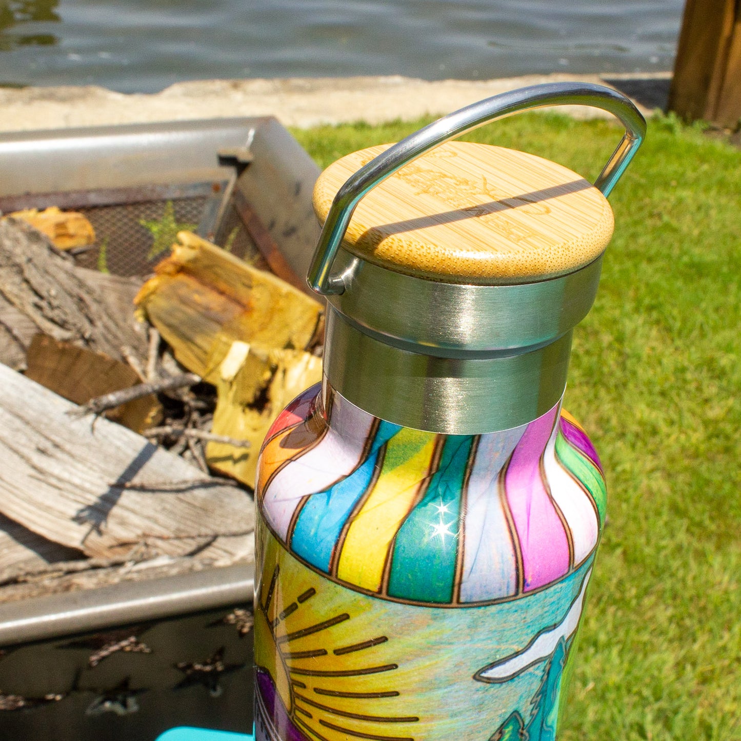 Take Me Camping Travel Water Bottle