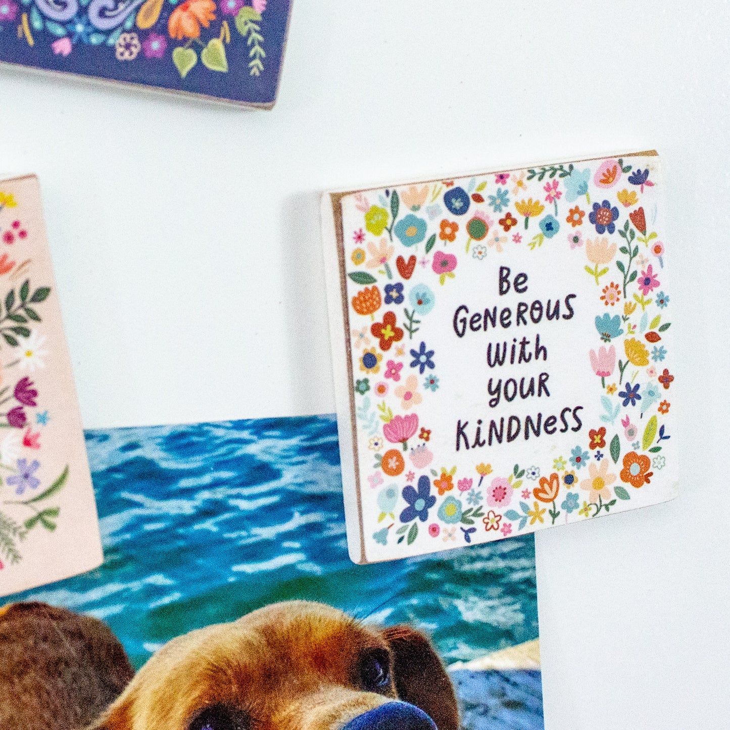 Live Joyful Fridge Kit (Memo Pad + Magnets)
