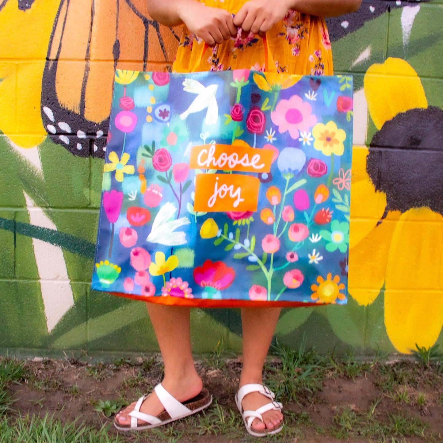 Choose Joy Jumbo Beach Tote