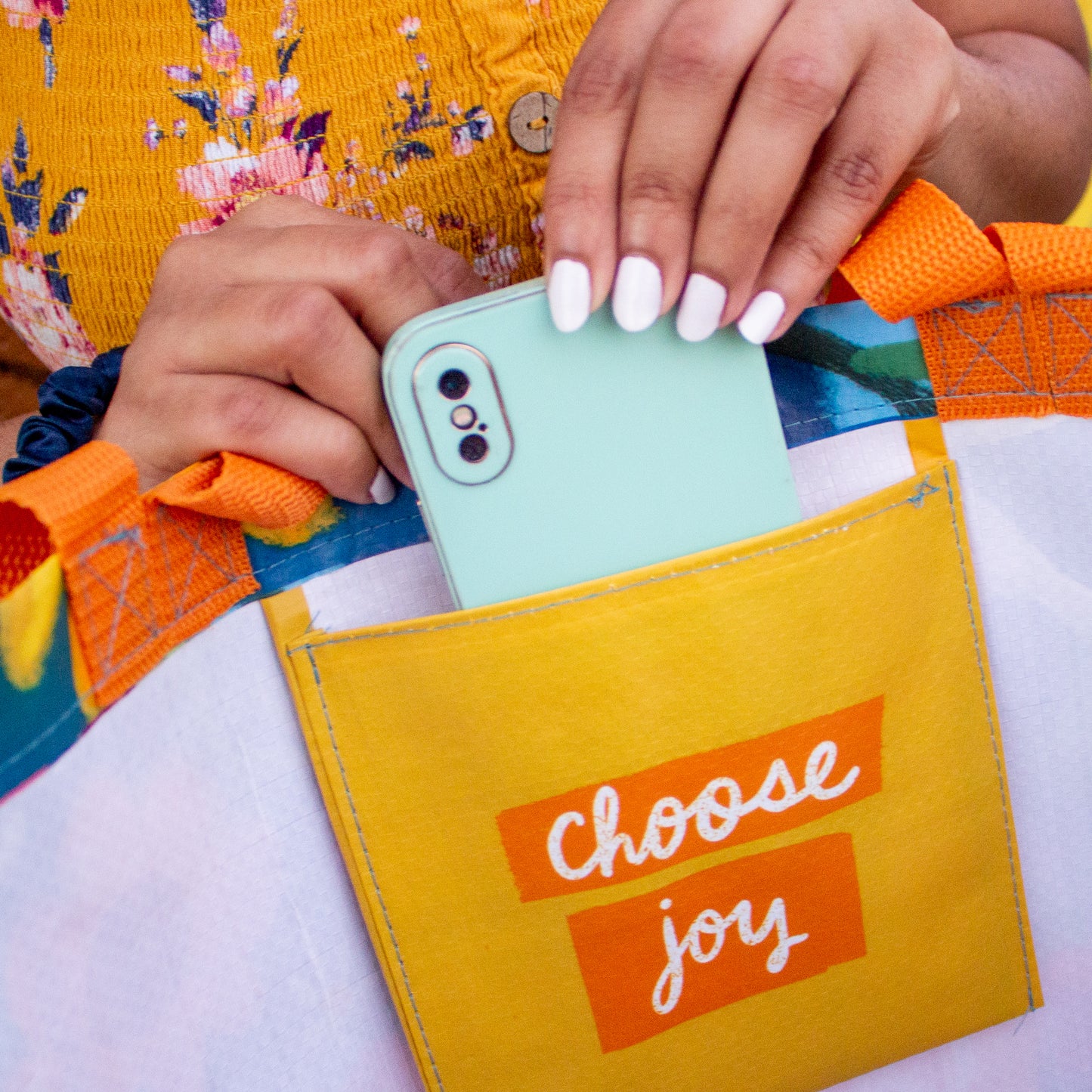 Choose Joy Jumbo Beach Tote