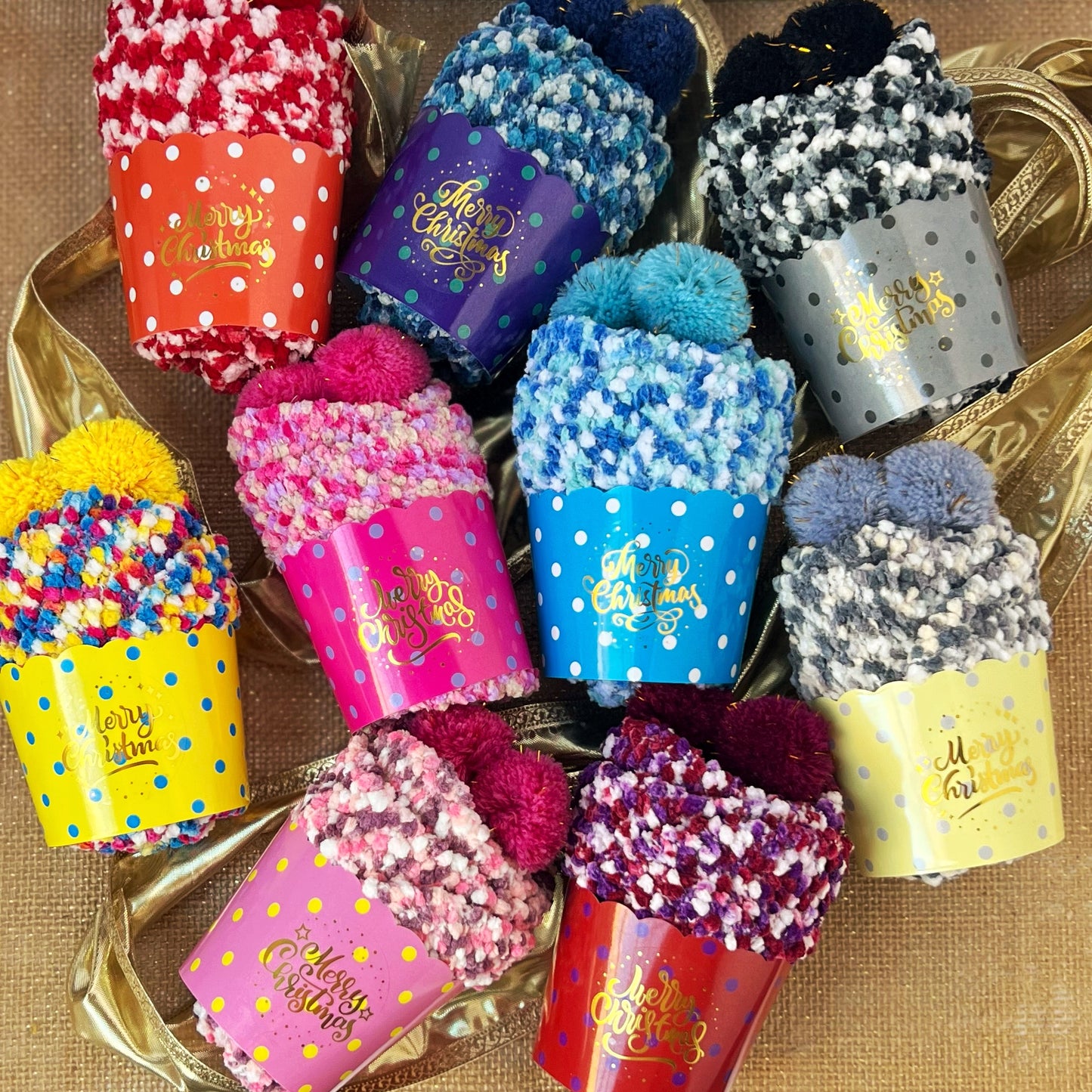 ✨ NEW! ✨ Cozy Cupcake Socks (Christmas) | 9 Colors
