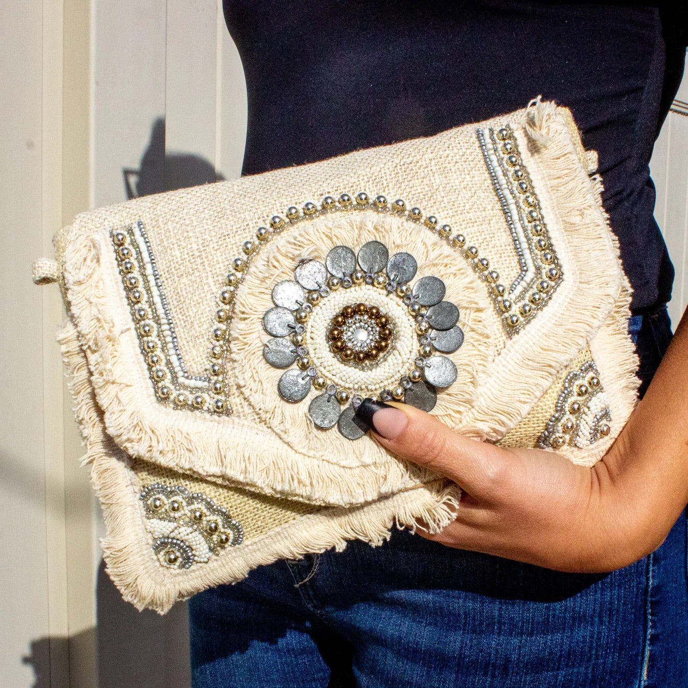 Adia Sequin Crossbody