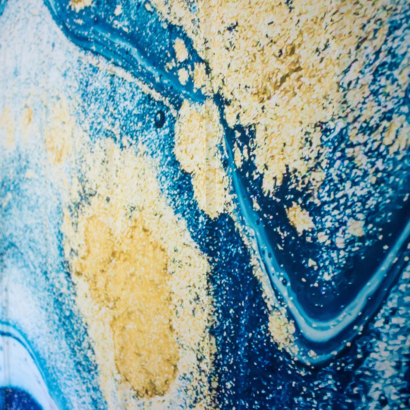 Turquoise Geode Tapestry