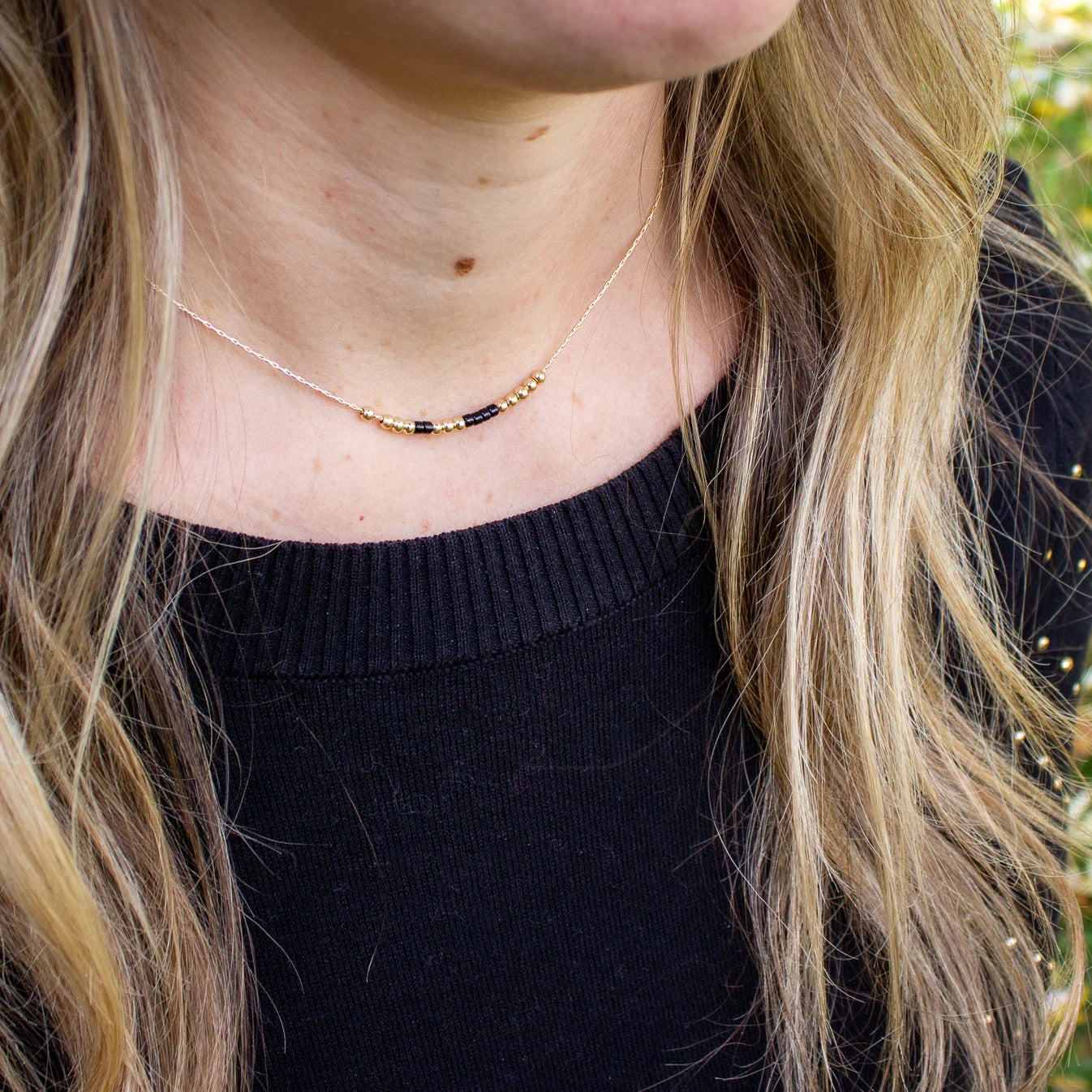 Morse Code Message Necklaces