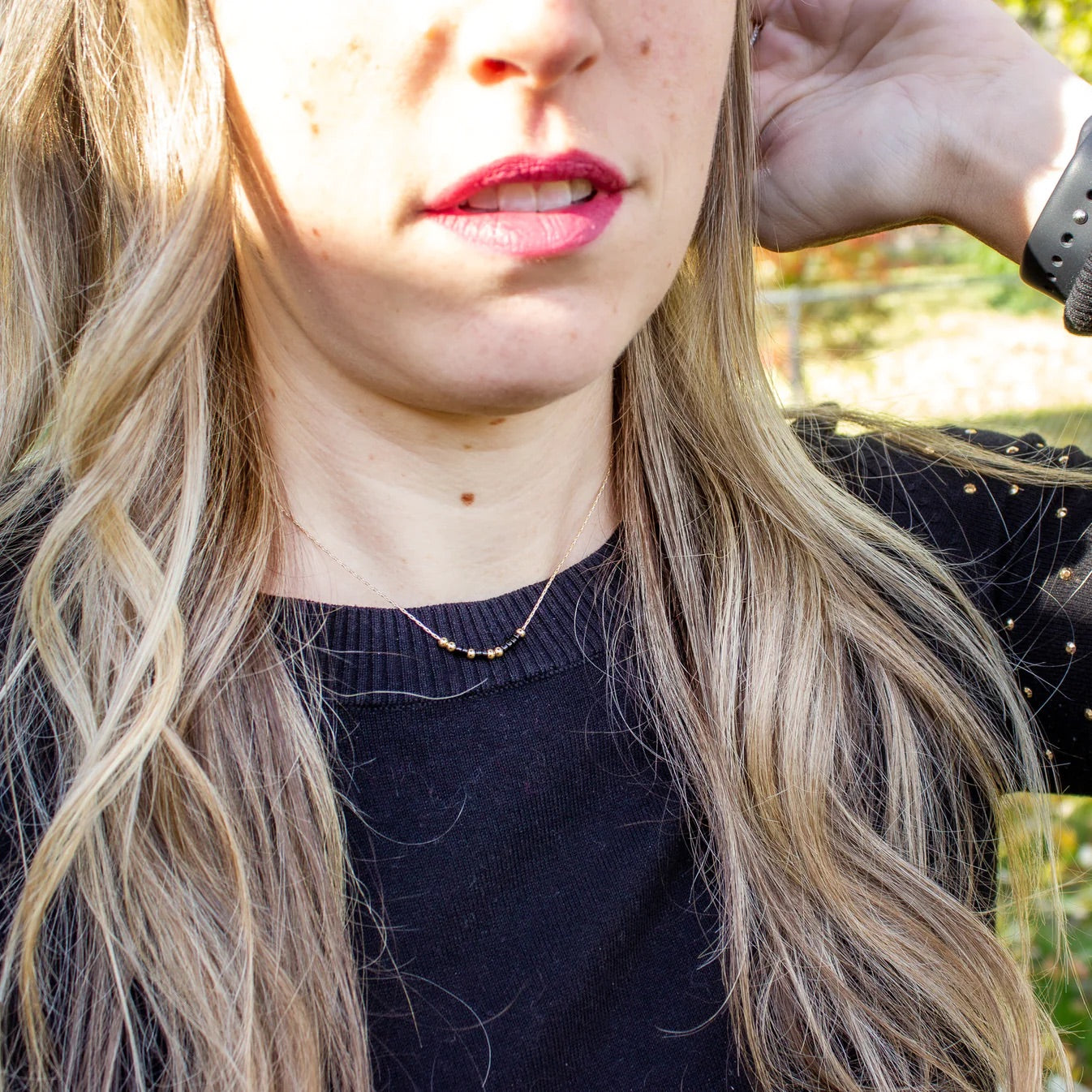 Morse Code Message Necklaces
