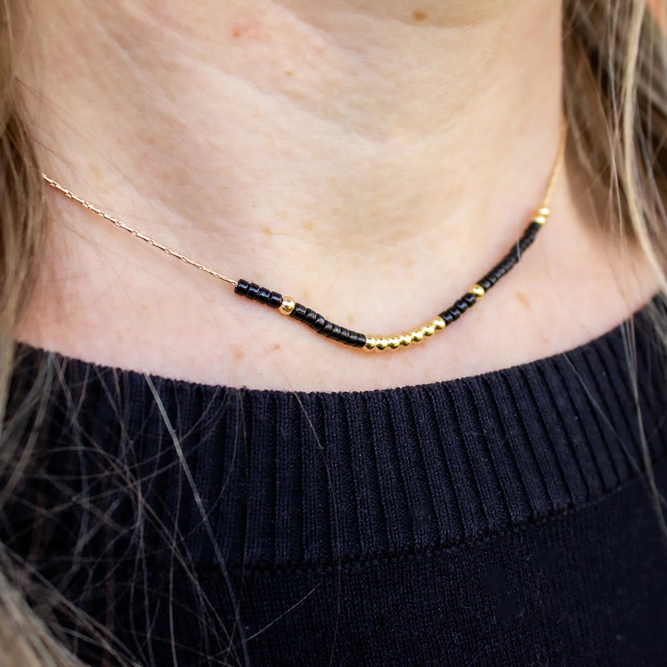 Morse Code Message Necklaces