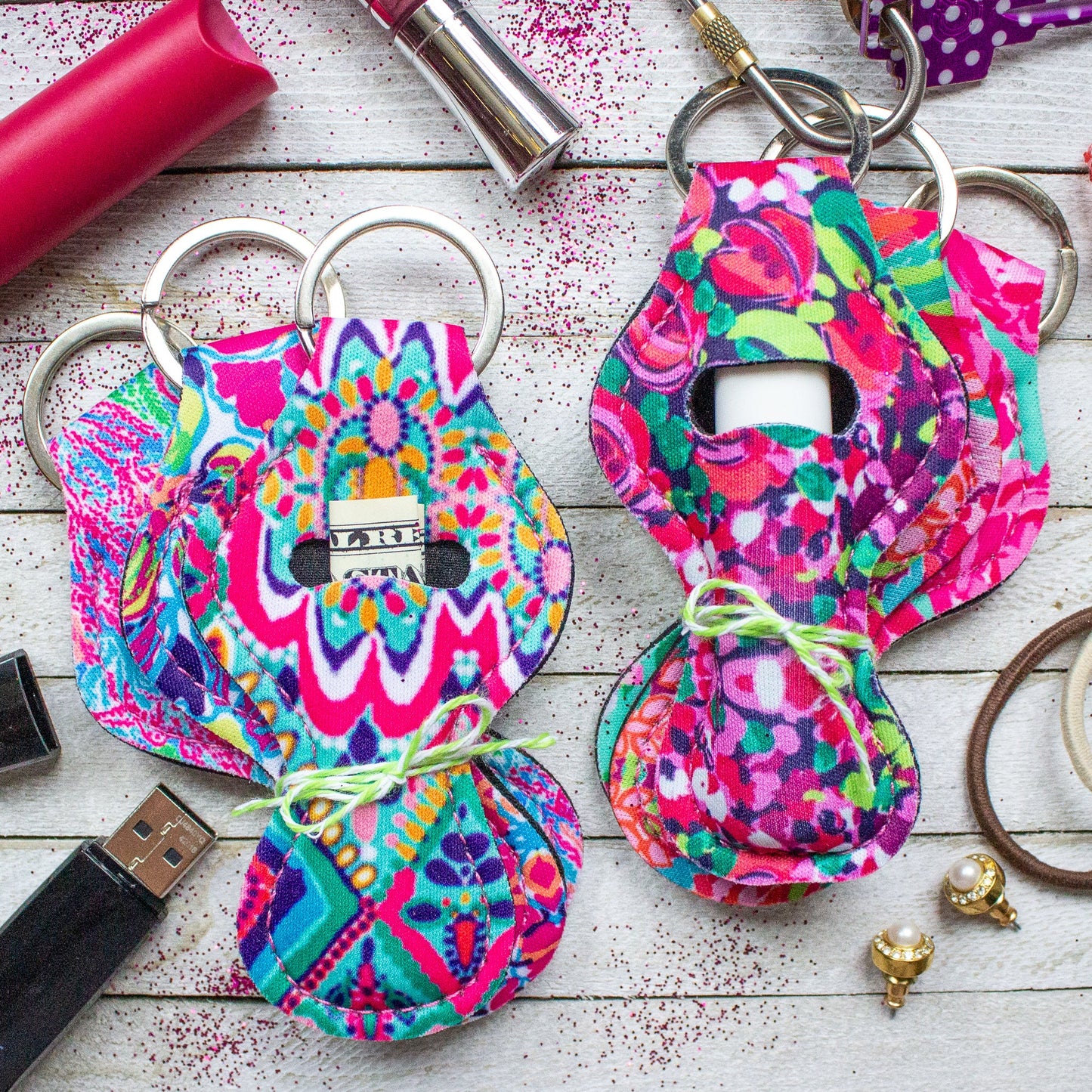 ✨ BRAD'S SPECIAL: Chapstick Holder Keychains | Set of 3!