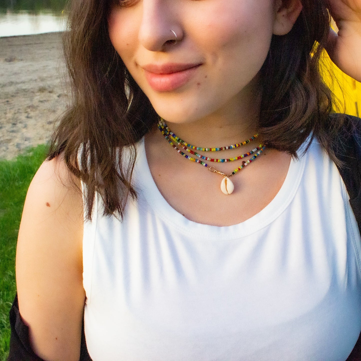 ✨ BRAD'S SPECIAL: Cornelia Beach Choker | 4-Way Wear