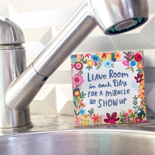 Leave Room for a Miracle Mini Inspo Block