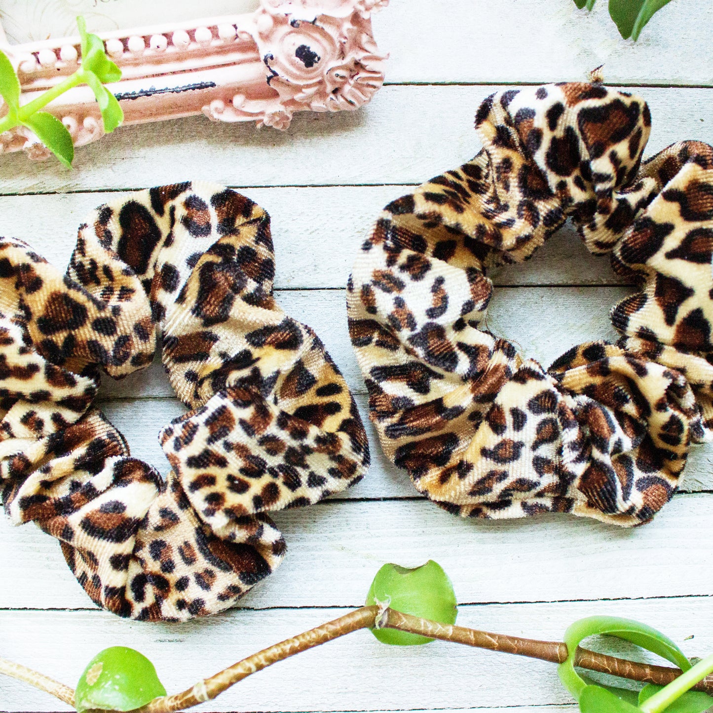 Leopard Scrunchies | Set of 2