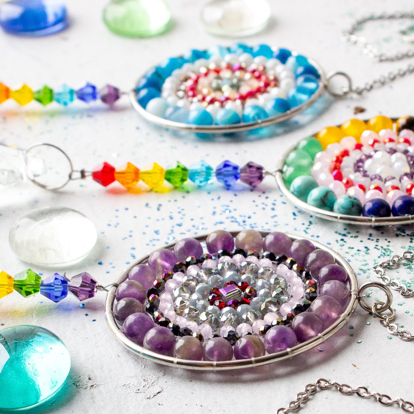 Mandala Pendant Suncatchers | 4 Colors