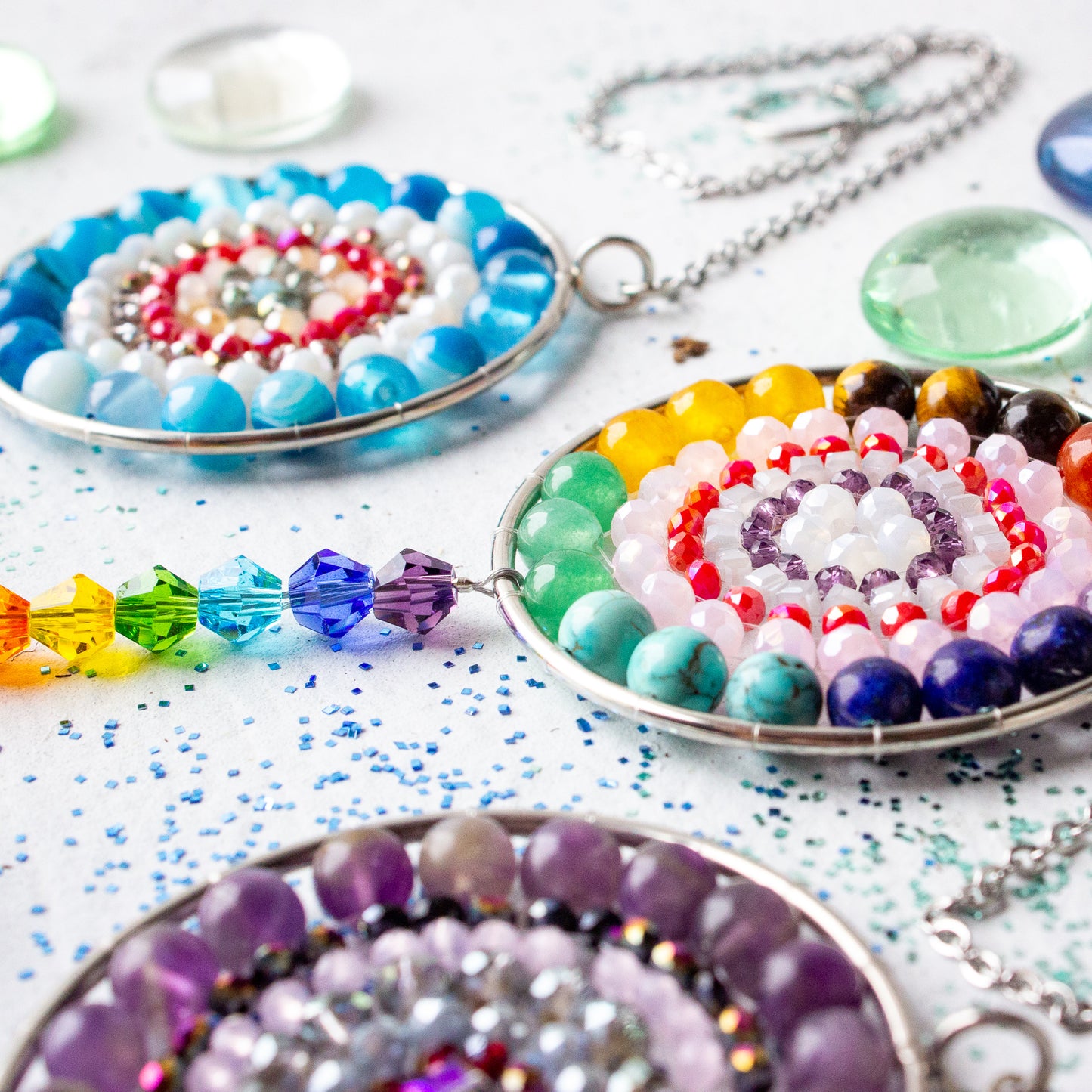 Mandala Pendant Suncatchers | 4 Colors