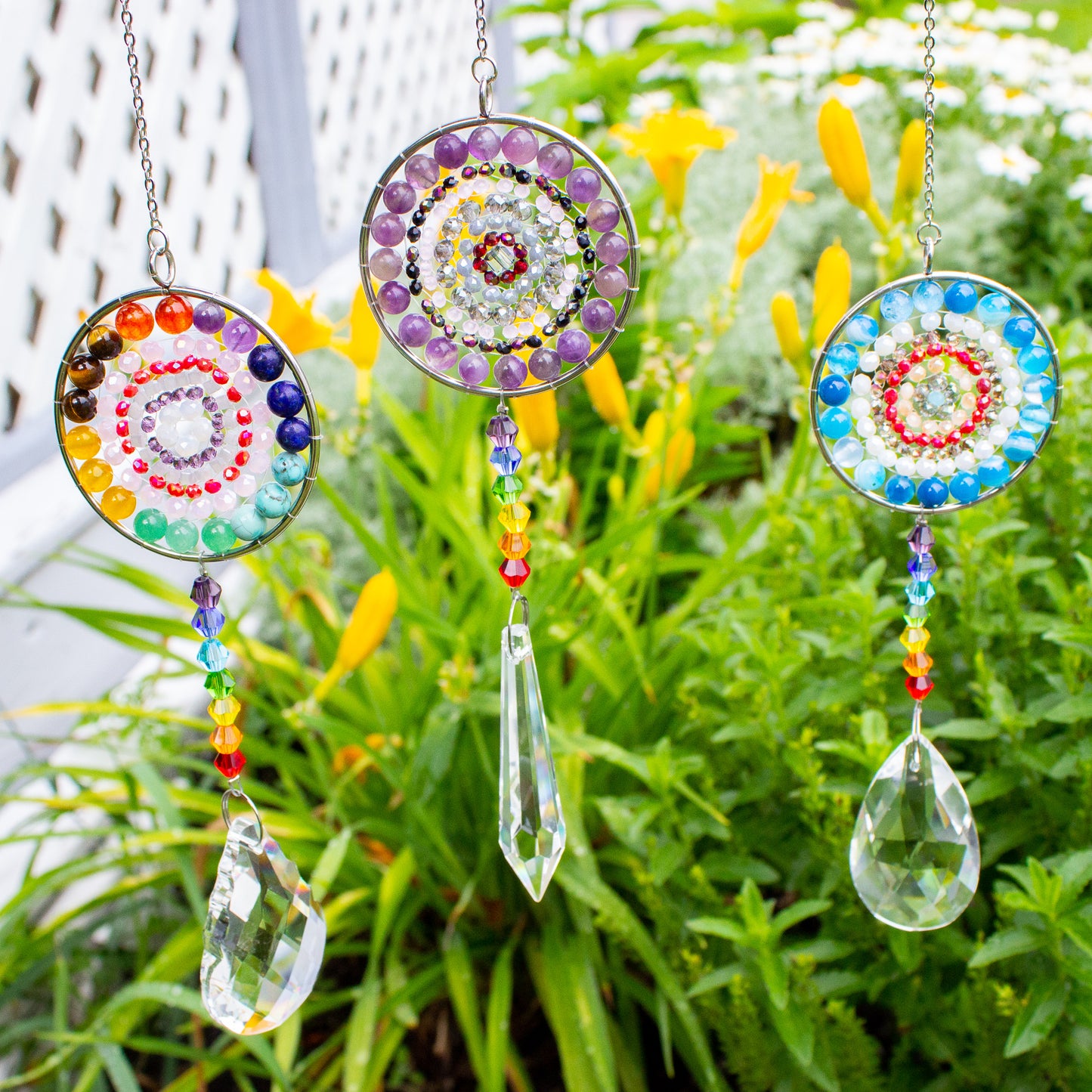 Mandala Pendant Suncatchers | 4 Colors