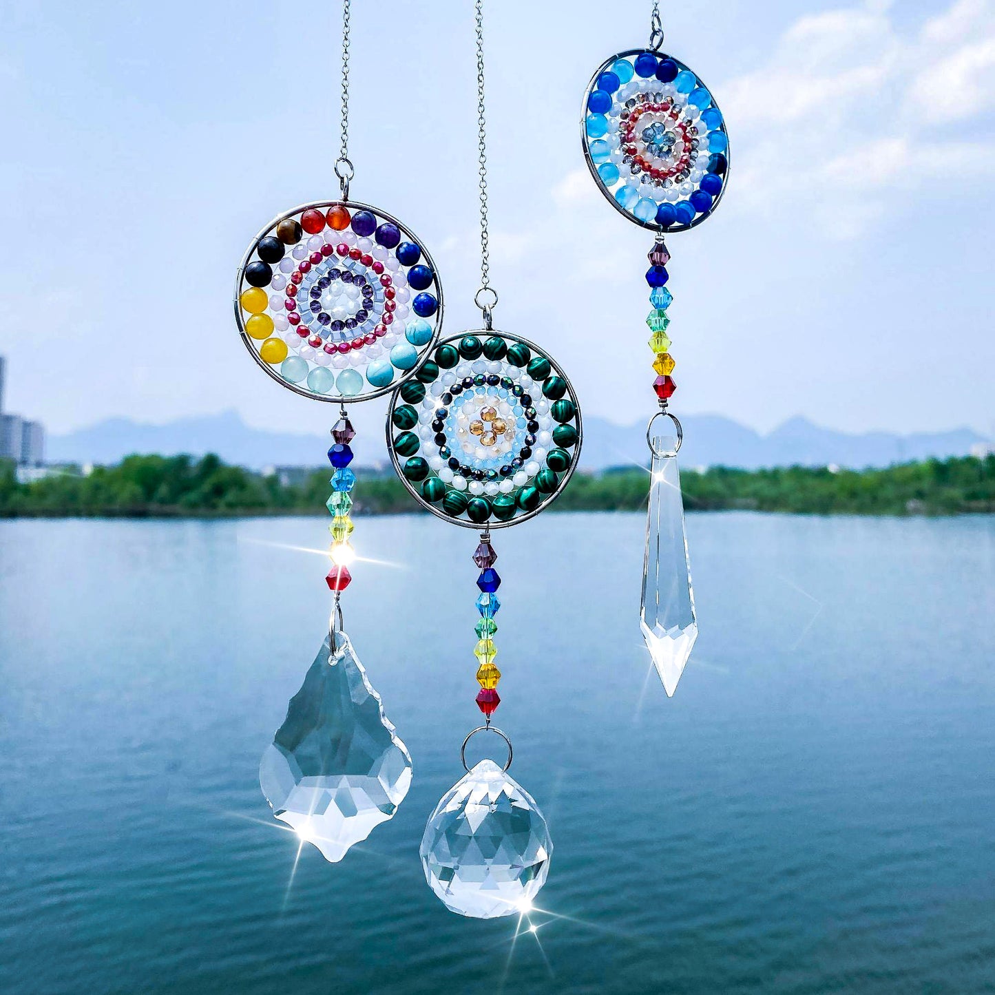 Mandala Pendant Suncatchers | 4 Colors