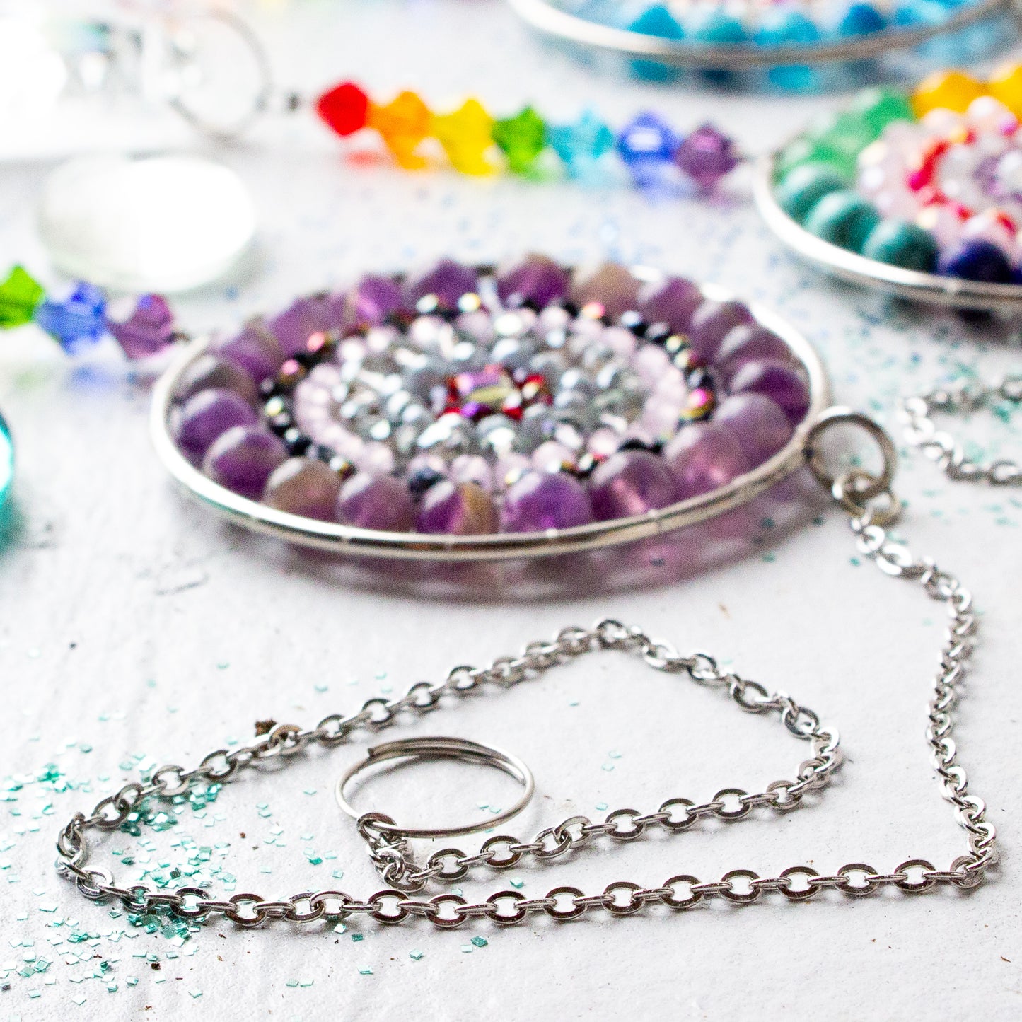 Mandala Pendant Suncatchers | 4 Colors