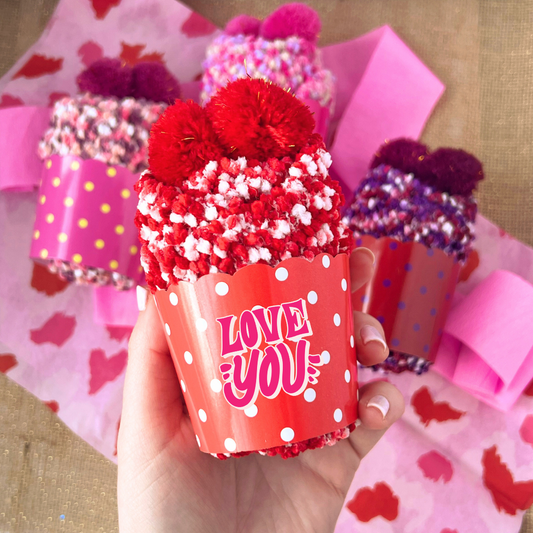 Cozy Cupcake Socks (Love You) | 9 Colors