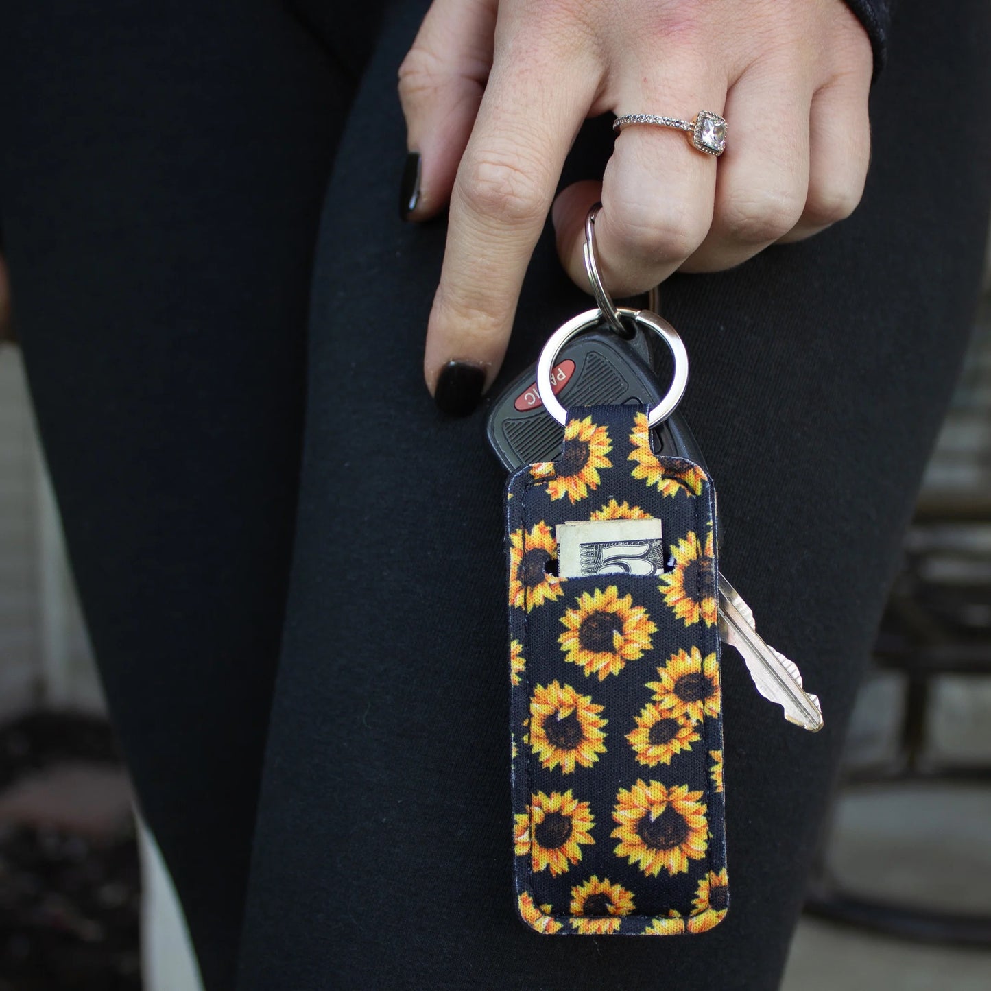Patterned Lip Balm Keychains