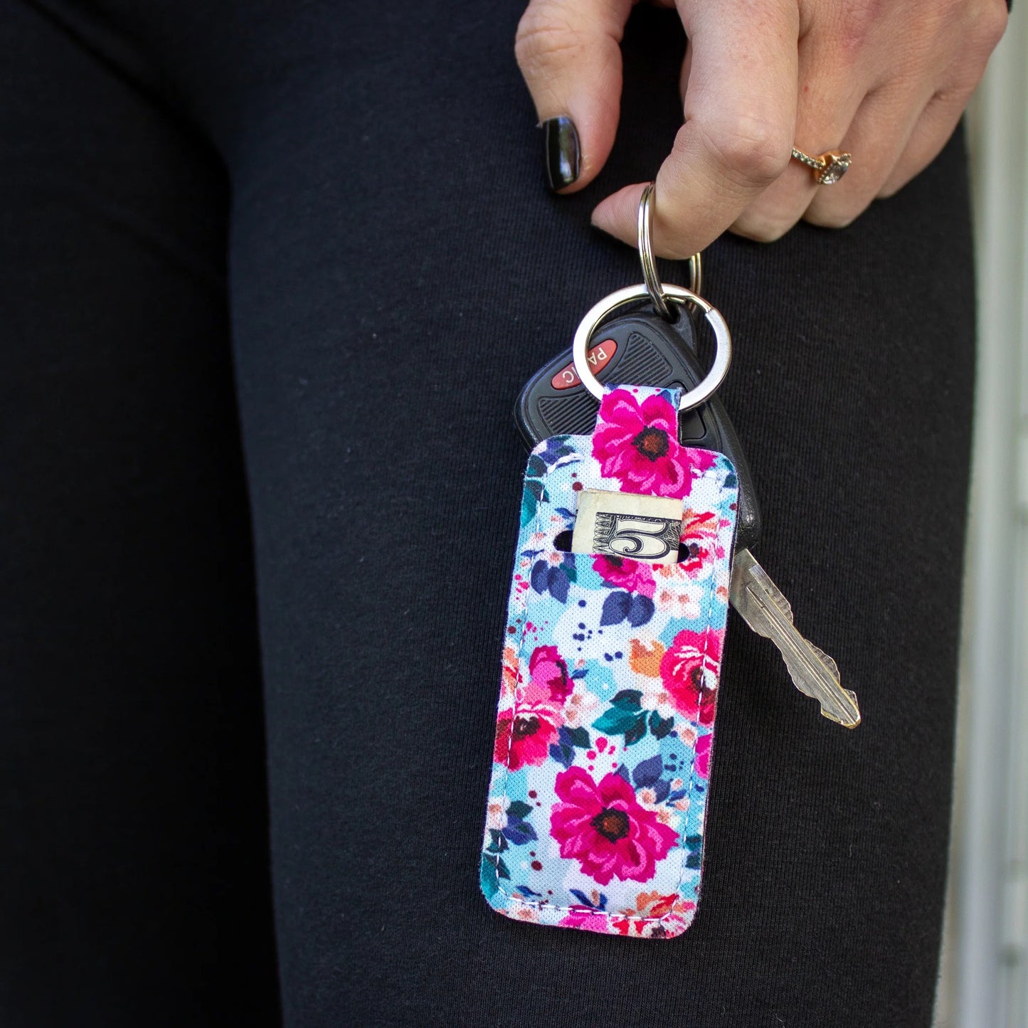 Patterned Lip Balm Keychains