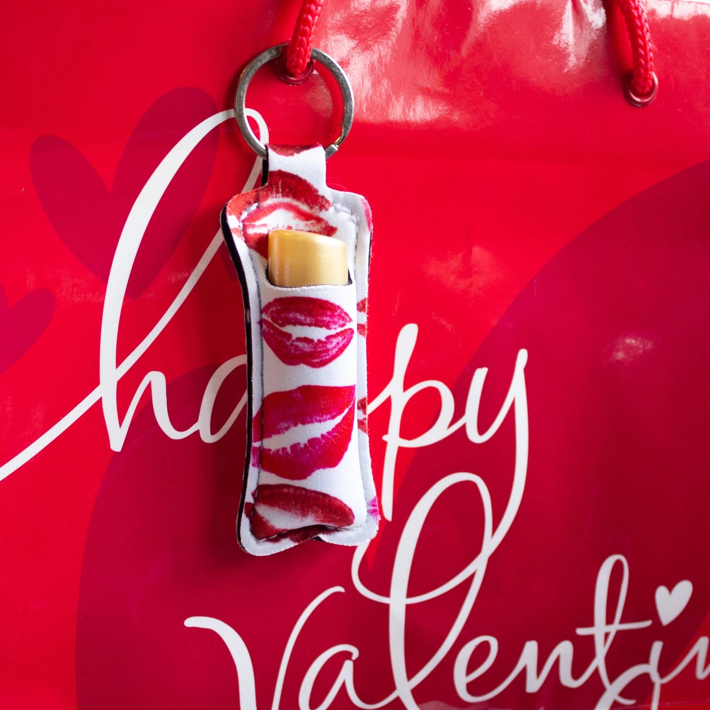 Patterned Lip Balm Keychains