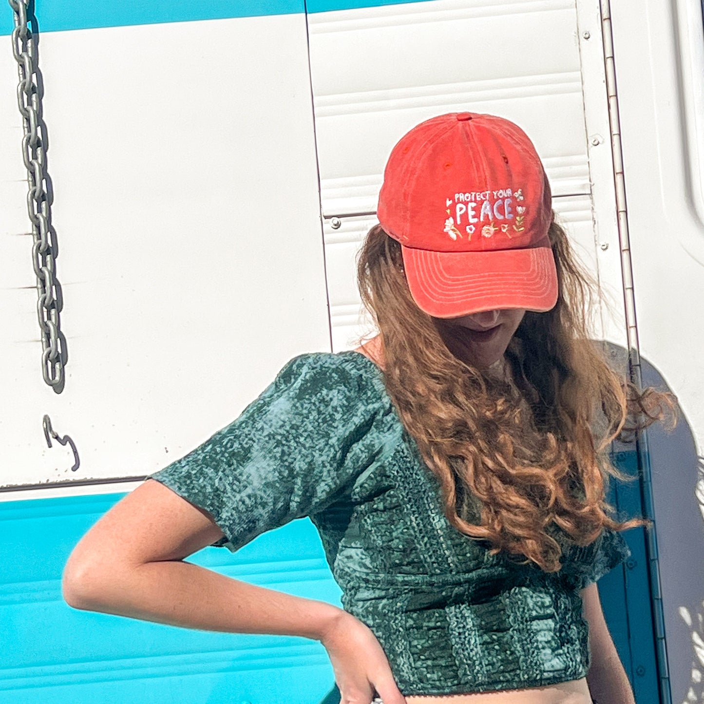 Protect Your Peace Happy Hat