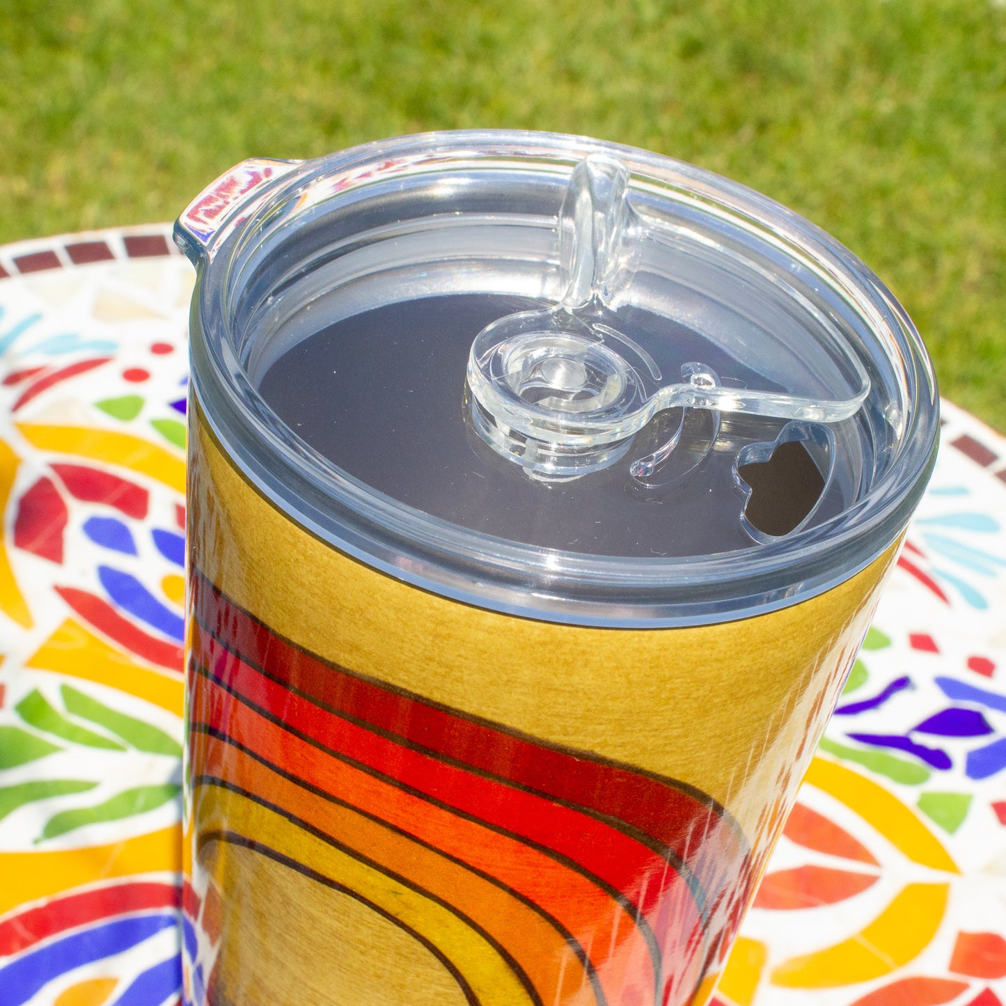 Chasing Rainbows Travel Tumbler