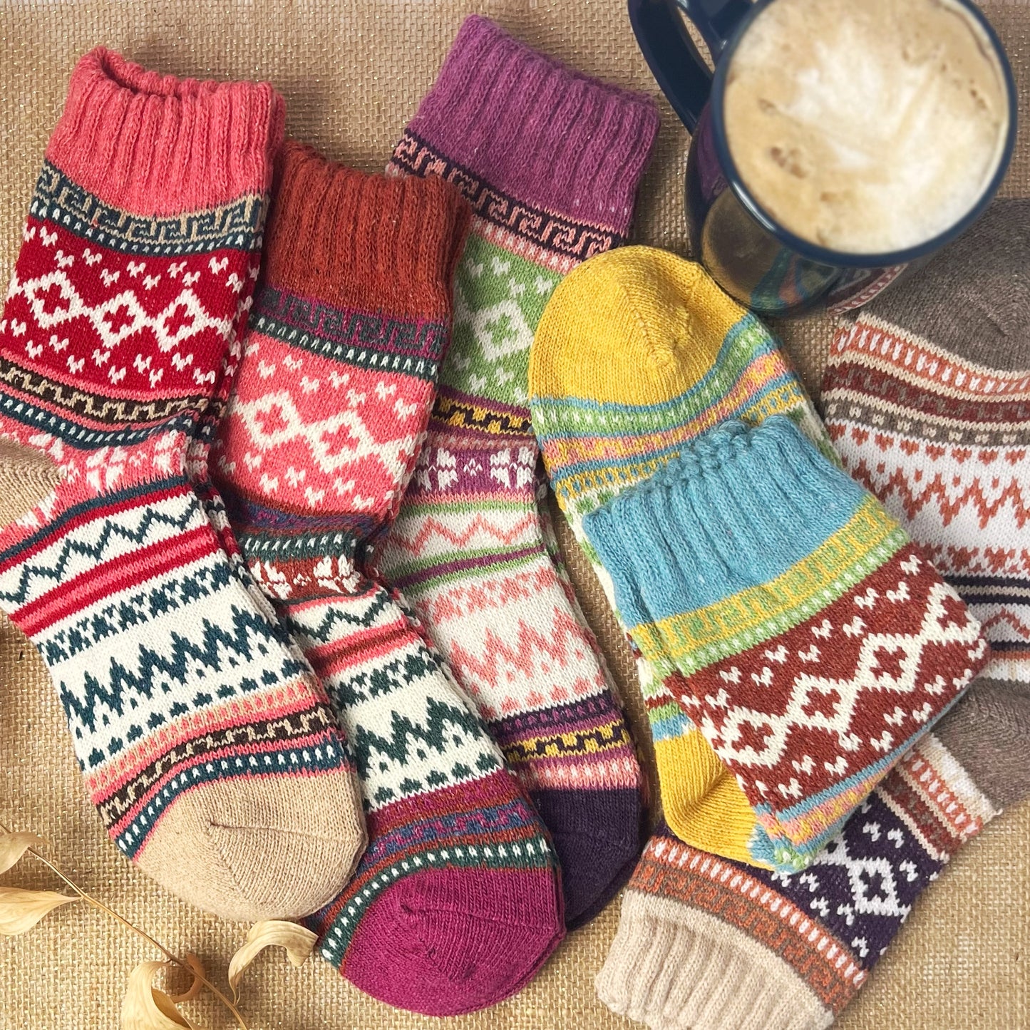 Eisley Retro Chevron Socks | 5 Colors