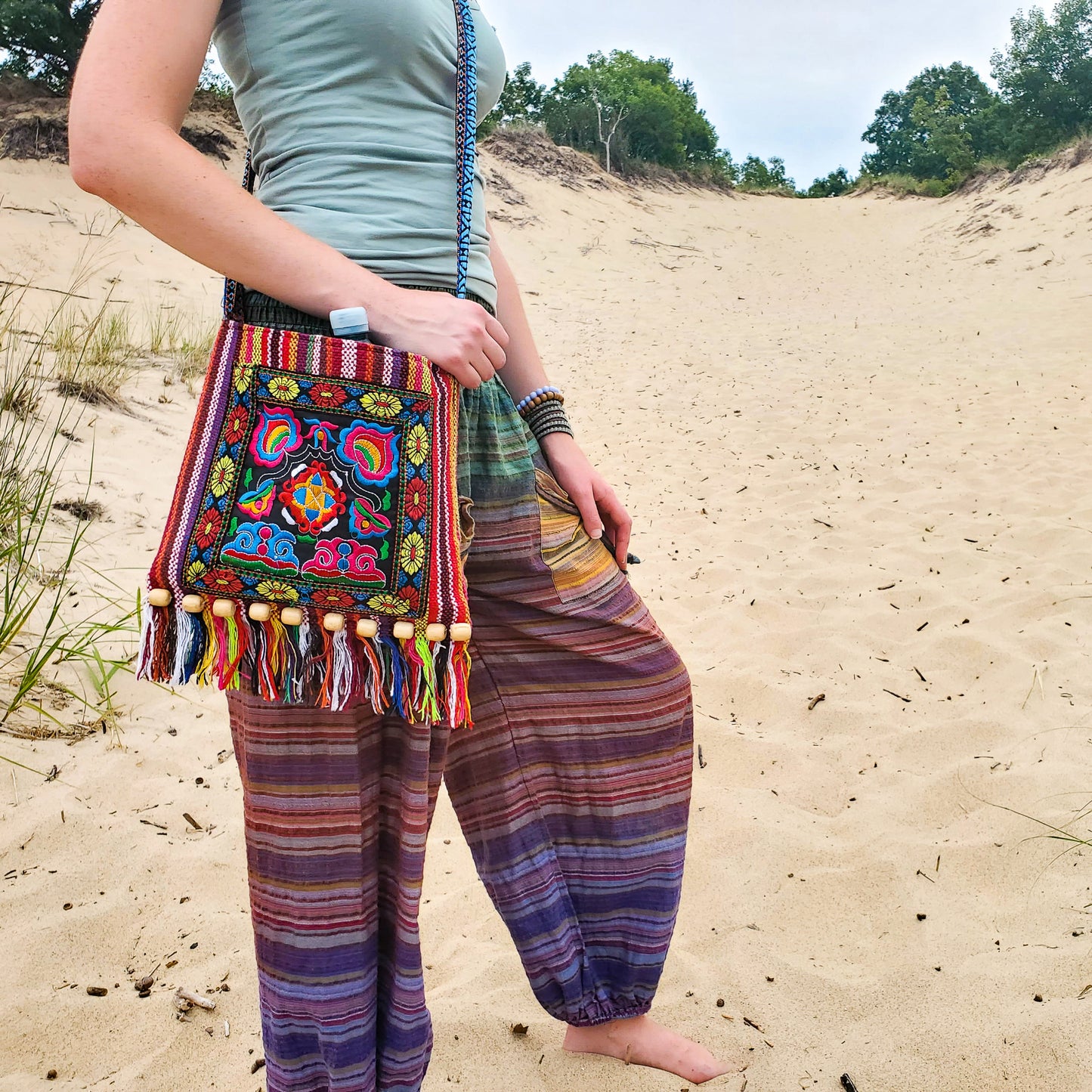 Under the Sun Tassel Crossbody