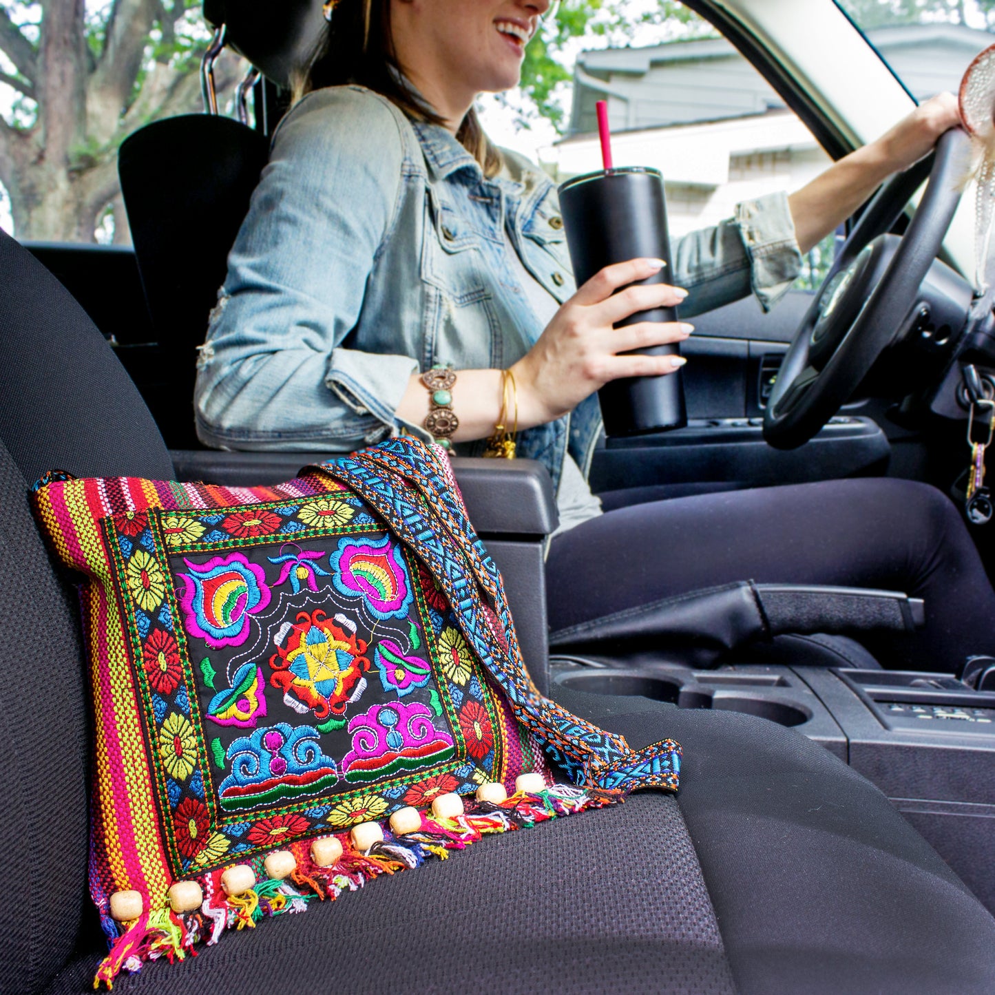 Under the Sun Tassel Crossbody