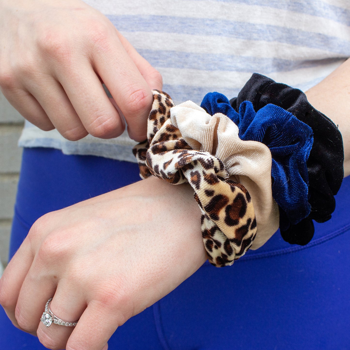 Devyn Velvet Scrunchie Set