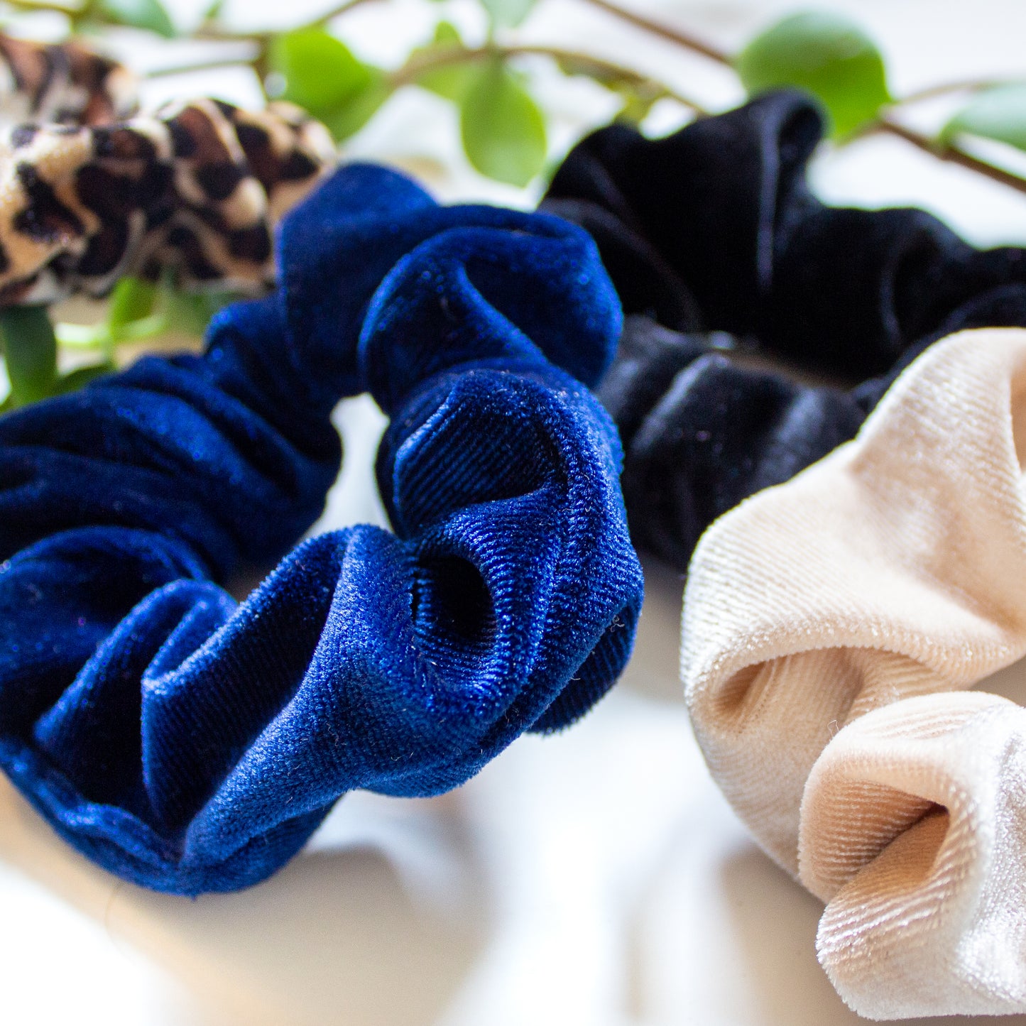 Devyn Velvet Scrunchie Set