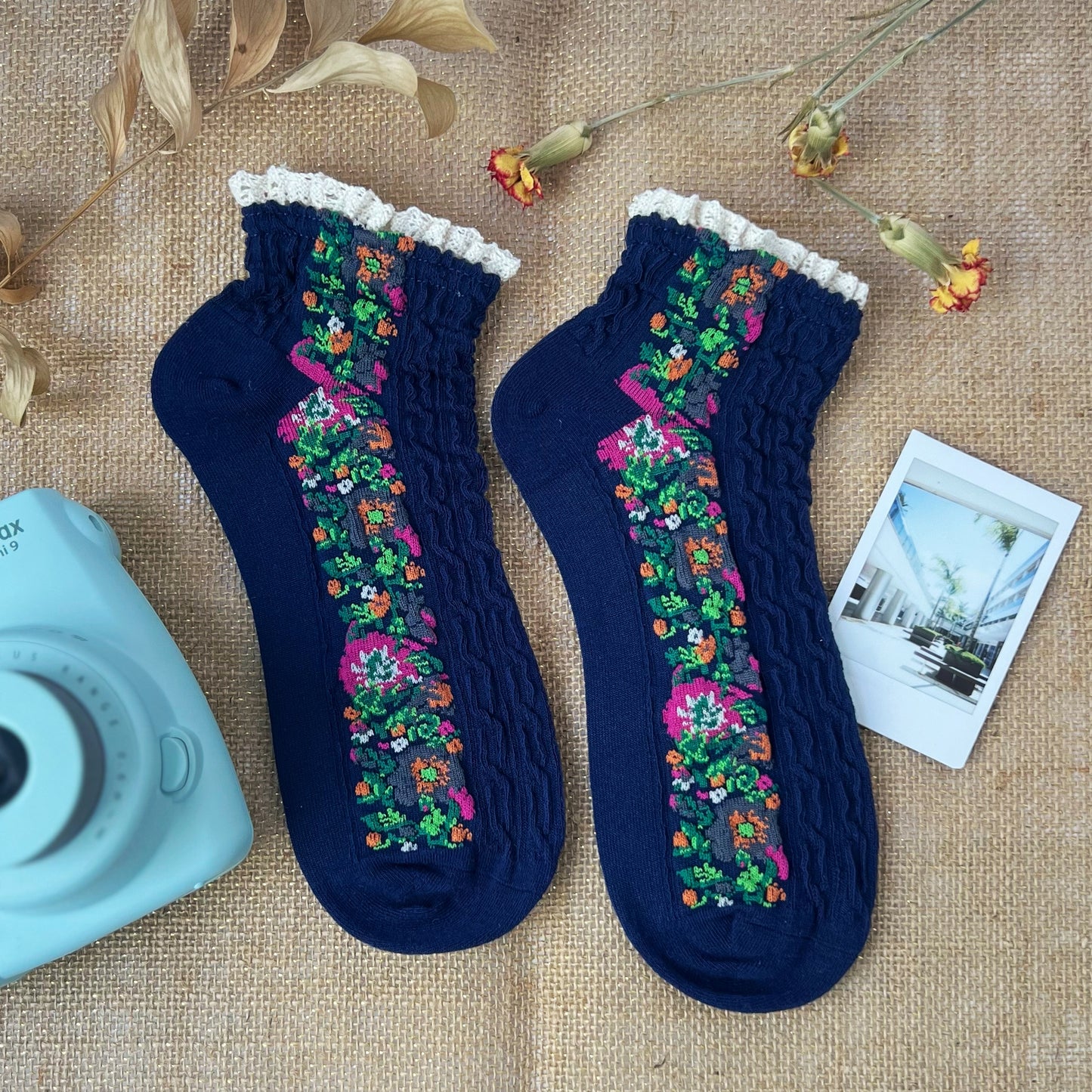 Audrey Vintage Ankle Socks | 5 Colors
