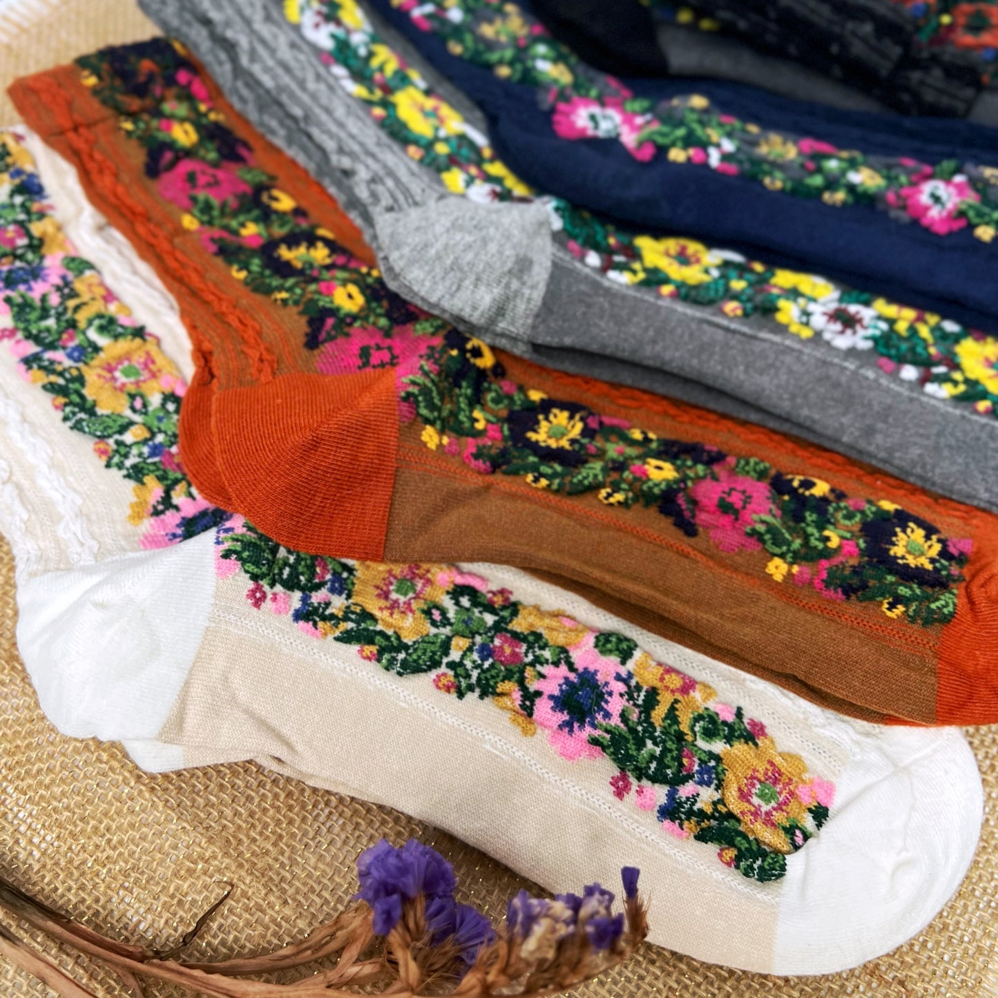 Audrey Vintage Socks | 5 Colors