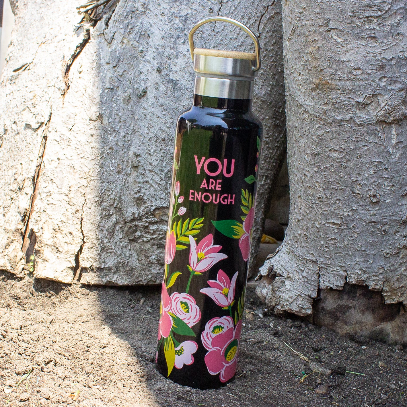 Midnight Garden Travel Water Bottle
