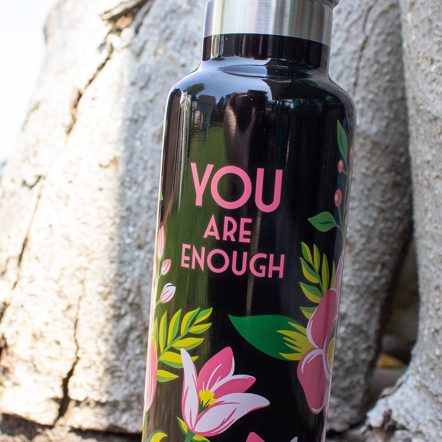 Midnight Garden Travel Water Bottle