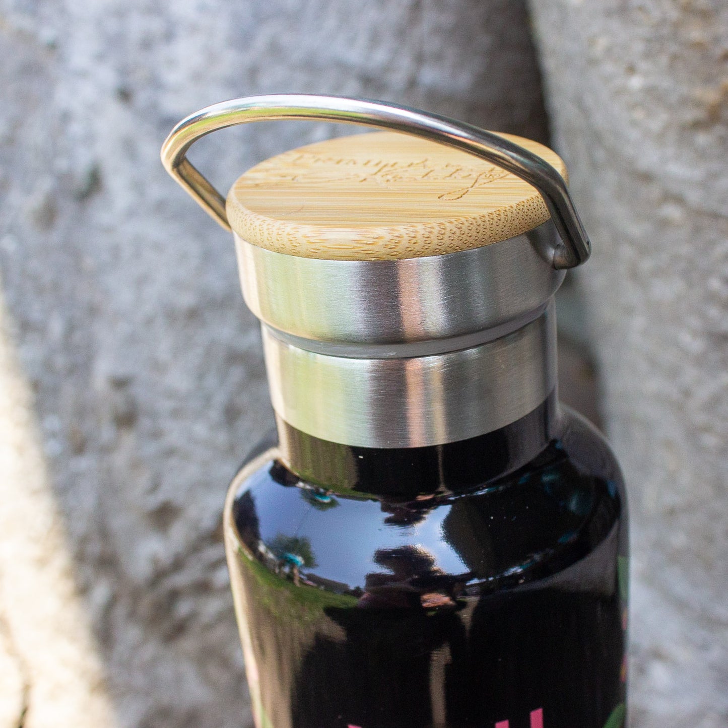 Midnight Garden Travel Water Bottle