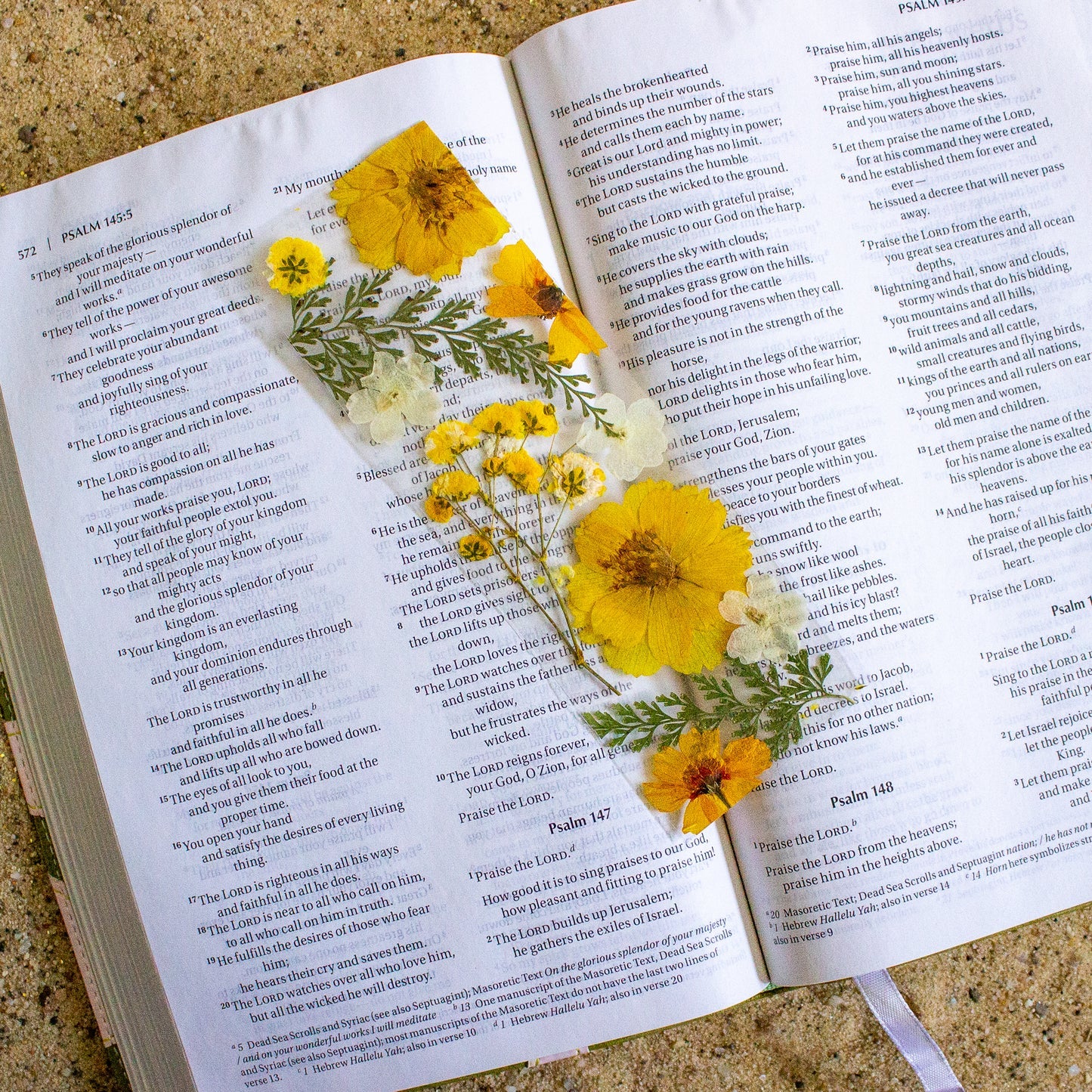 Pressed Flower Bookmarks