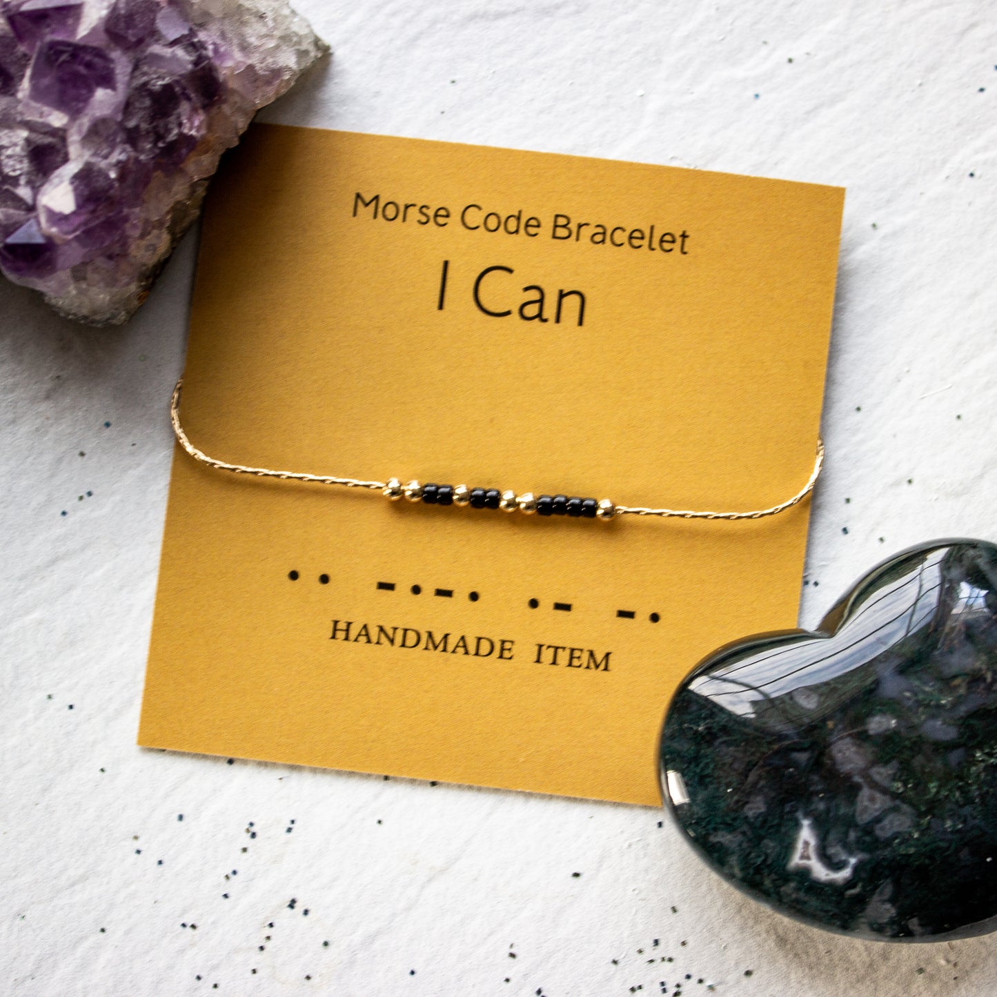 Morse Code Message Necklaces