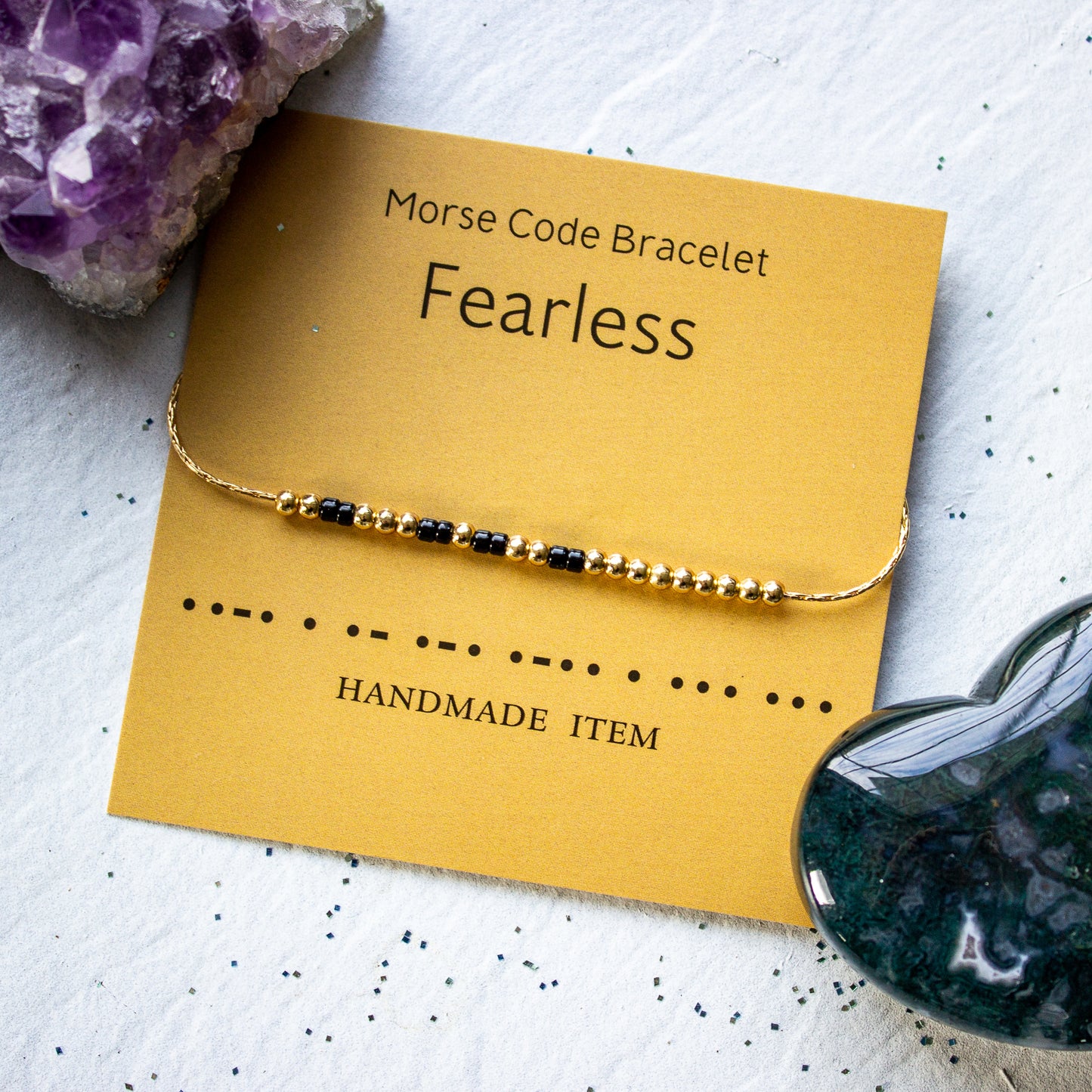 Morse Code Message Necklaces