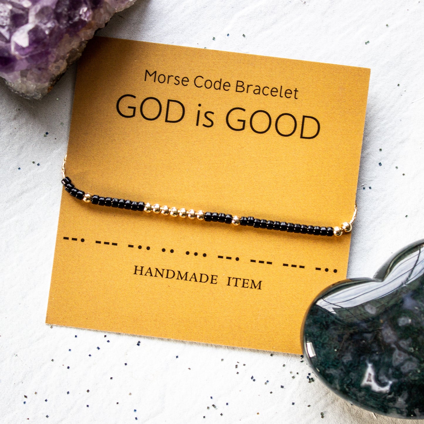 Morse Code Message Necklaces