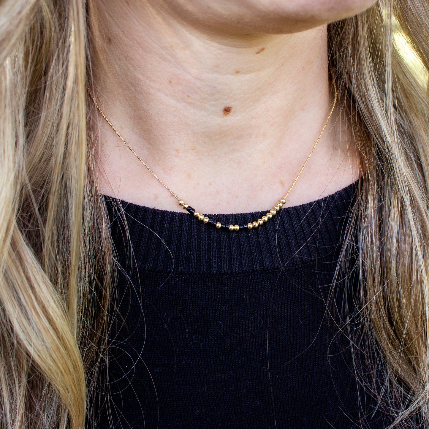 Morse Code Message Necklaces