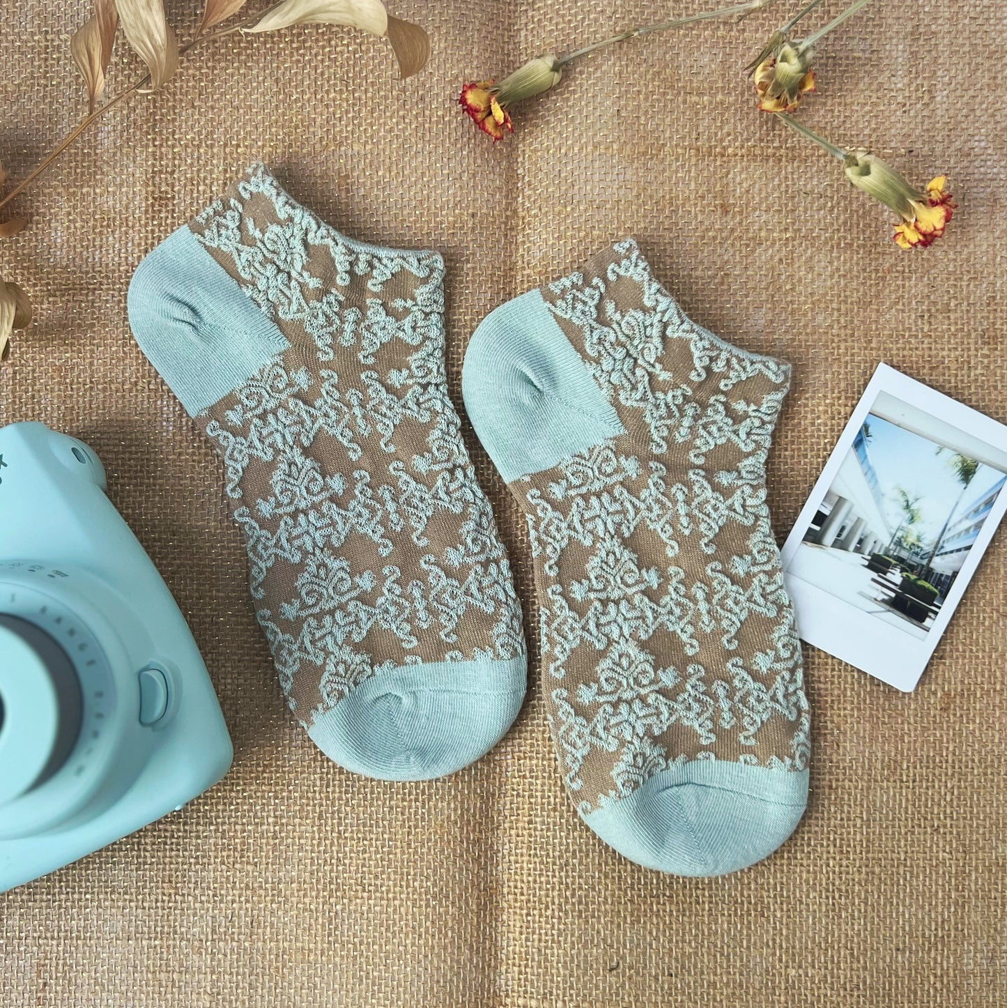 Haden Floral Ankle Socks | 5 Colors