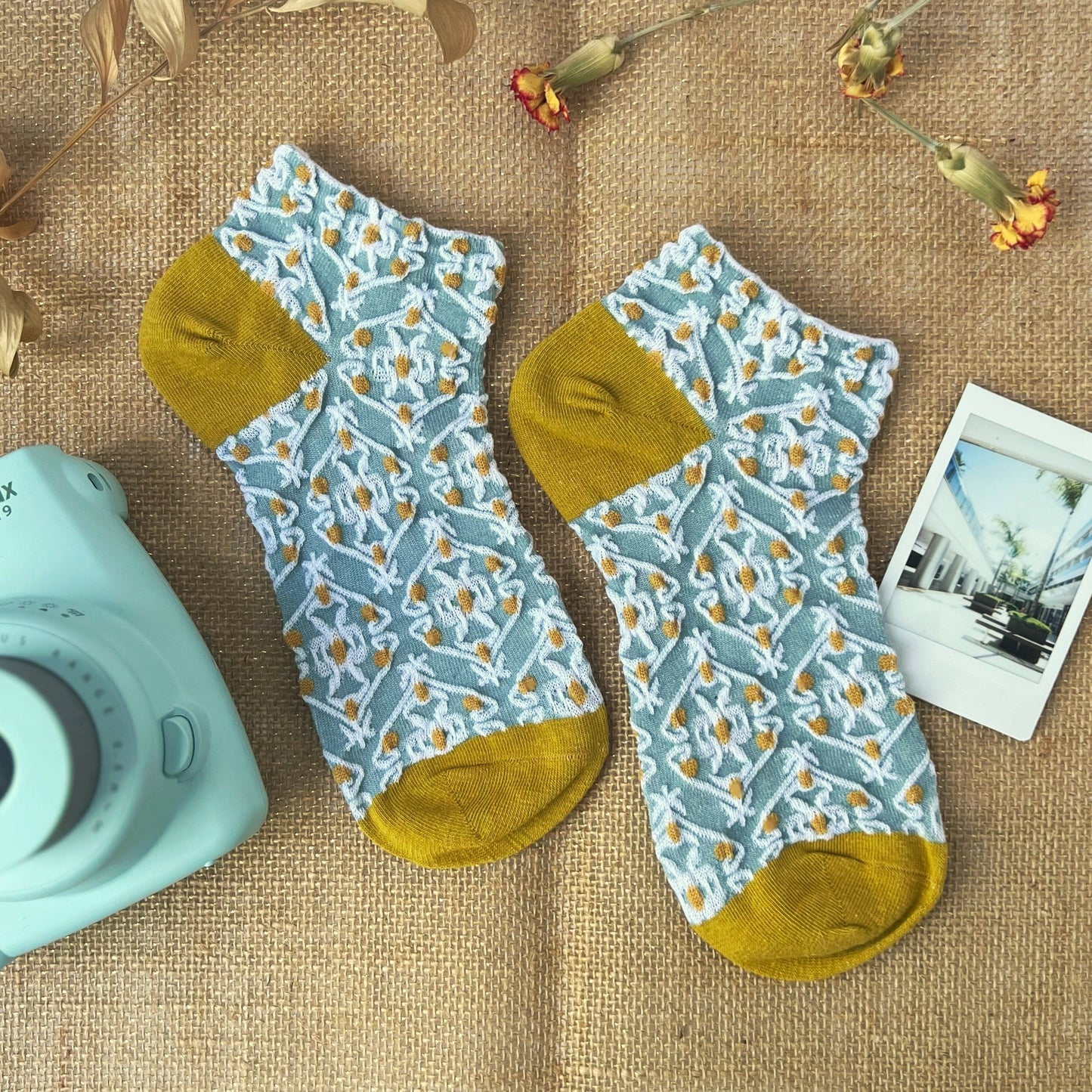 Haden Floral Ankle Socks | 5 Colors