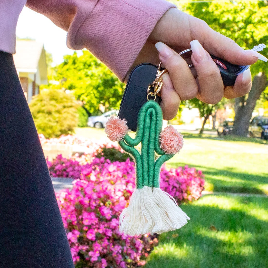 Cactus keychains on sale