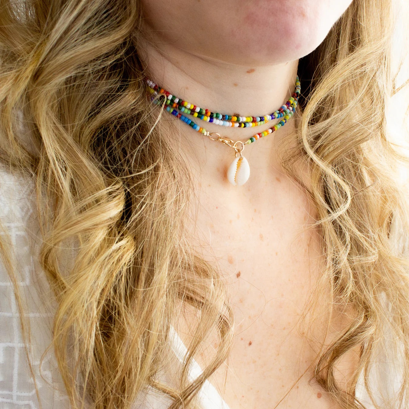 Beaded Choker Necklace Handmade Flower Necklace For women Teen Girls B