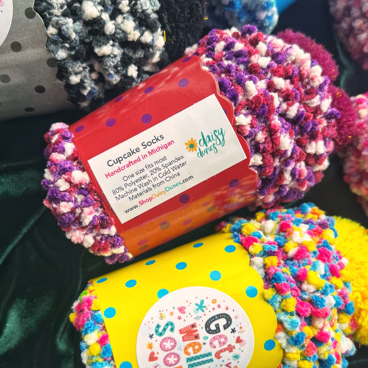 Cozy Cupcake Socks (Get Well Soon) | 9 Colors