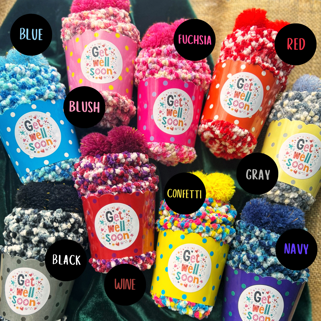 Cozy Cupcake Socks (Get Well Soon) | 9 Colors