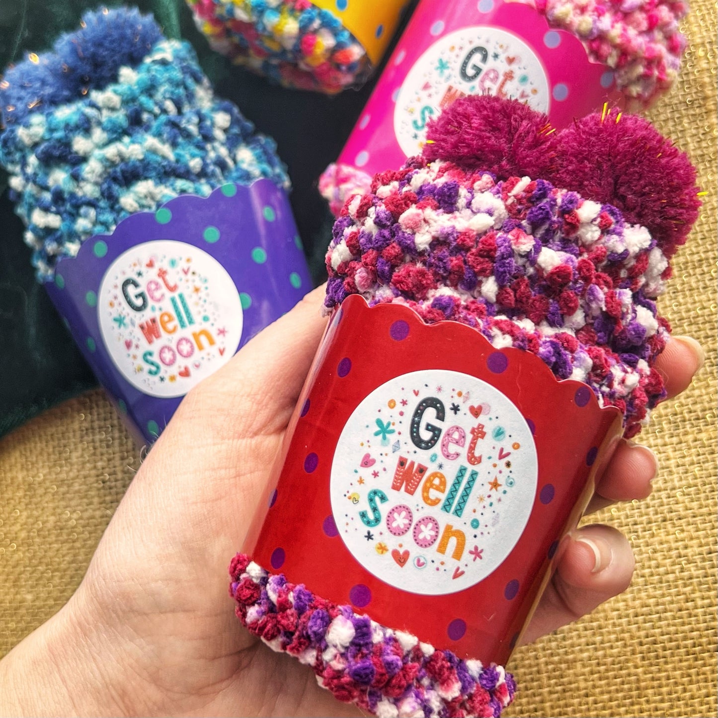 Cozy Cupcake Socks (Get Well Soon) | 9 Colors